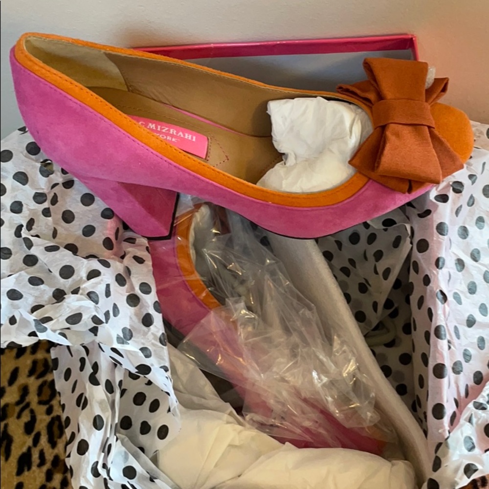 Suede Isaac Mizrahi heels